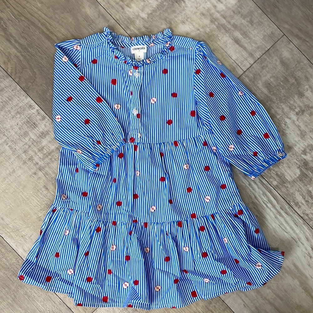 Crewcuts - 3T Apple Print Dress